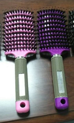 Large Curved Rib Comb Bristle Curved Massage Nine-row Comb