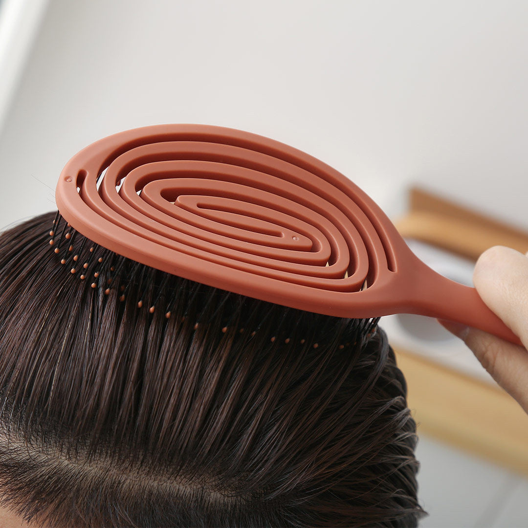 Relaxing Elastic Massage Comb Wet And Dry Oil Head Fluffy Shape