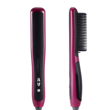 Lazy straight hair electric comb ceramic comb