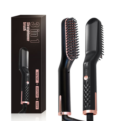 Men's multi-function straight hair comb