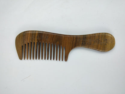 Sandalwood Comb Wooden Hair Comb Sandalwood Meridian Comb