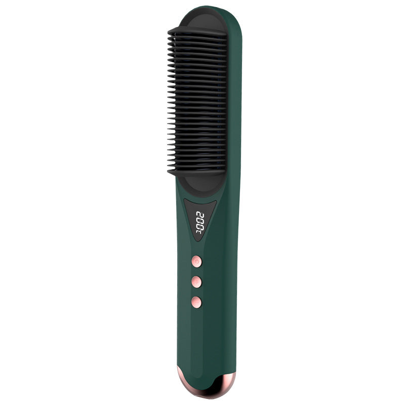 Beard Comb Beard Hair Straightener Brush Hot Comb Curling Iron