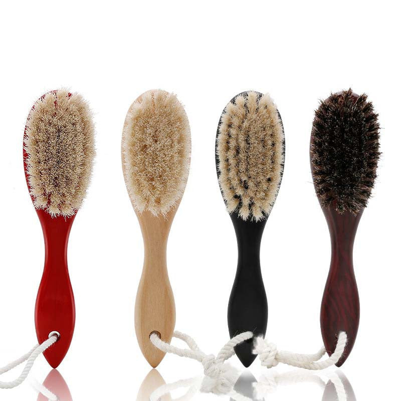 Hemu Paint Pure Horsehair Retro Gradient Haircut Hair Brush