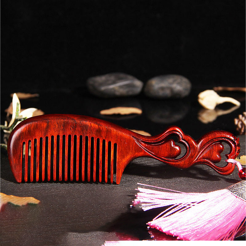 Red Sandalwood Comb Mahogany Angel Wing Comb