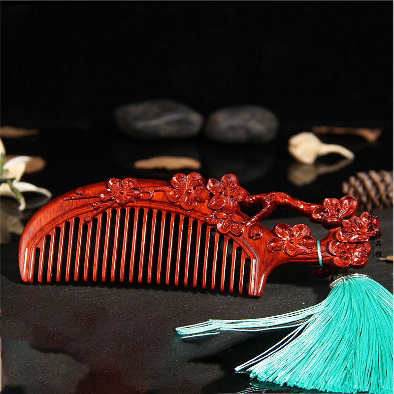 Red Sandalwood Comb Mahogany Angel Wing Comb