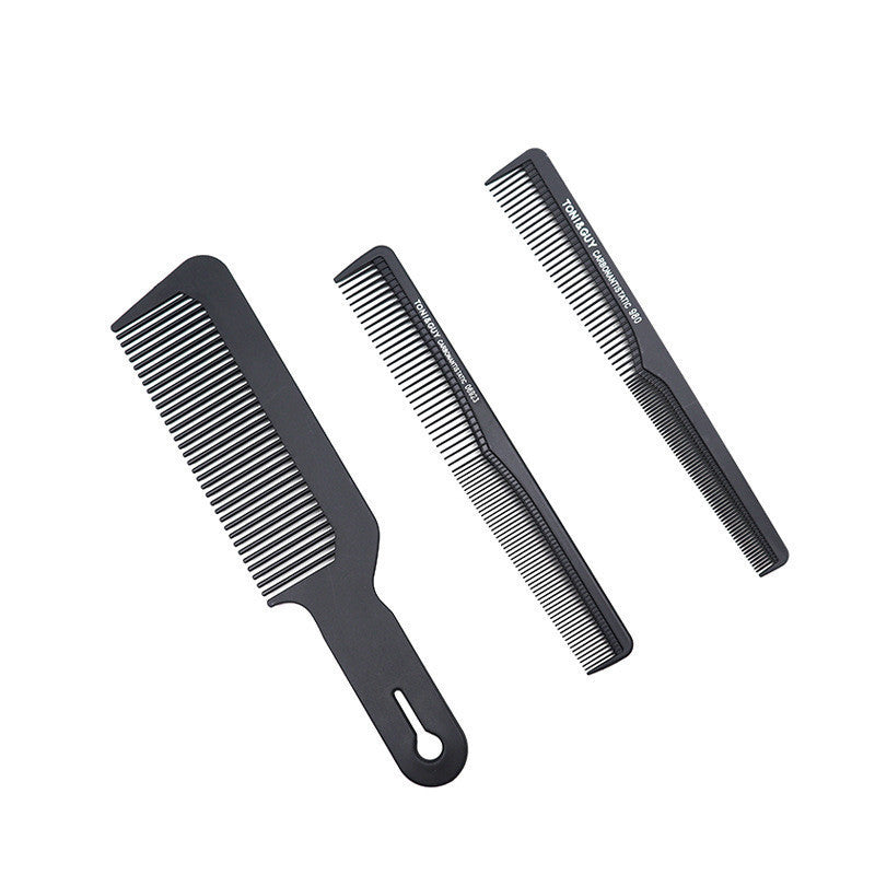 Three Comb Comb Set For Barbershop Cutting Comb