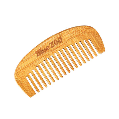 Bamboo Crescent Hair Portable Hairdressing Comb Wooden Comb Anti-static