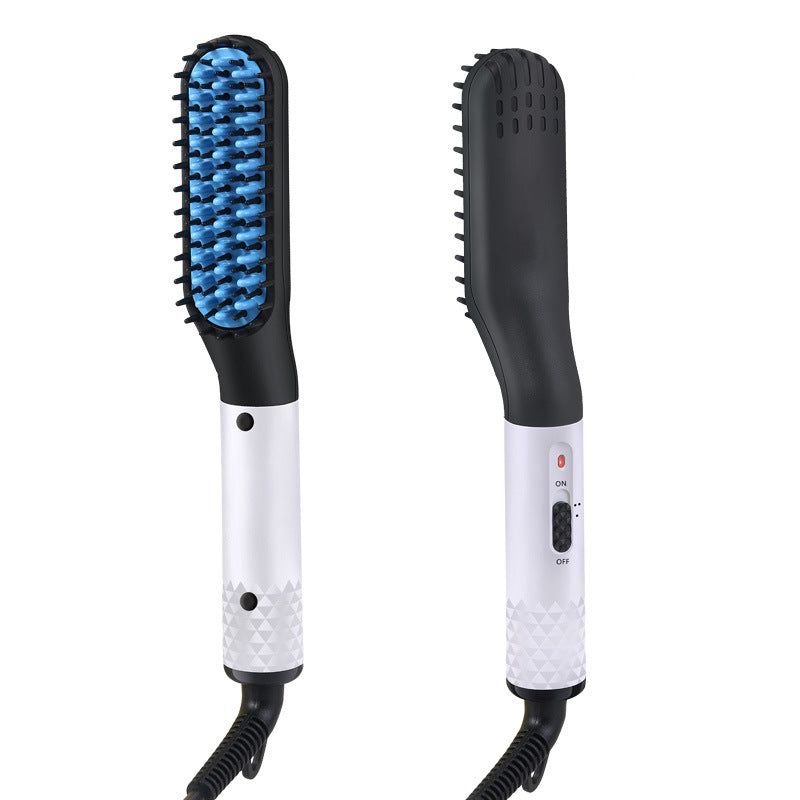 Multifunctional Hair Straightener Hair Comb Brush Men Beard