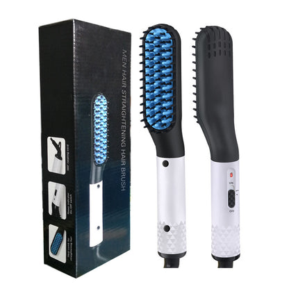 Multifunctional Hair Straightener Hair Comb Brush Men Beard