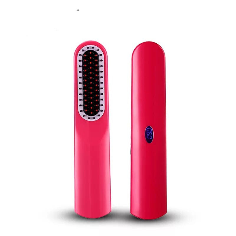 Usb Charging Straight Hair And Beard Comb