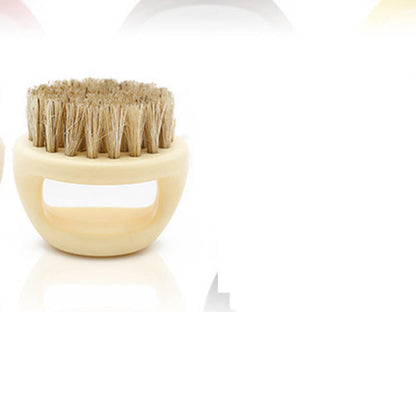 Nursing And Cleaning Plastic Bristles And Beard Brush