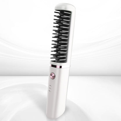 USB Rechargeable Hair Straightener Comb