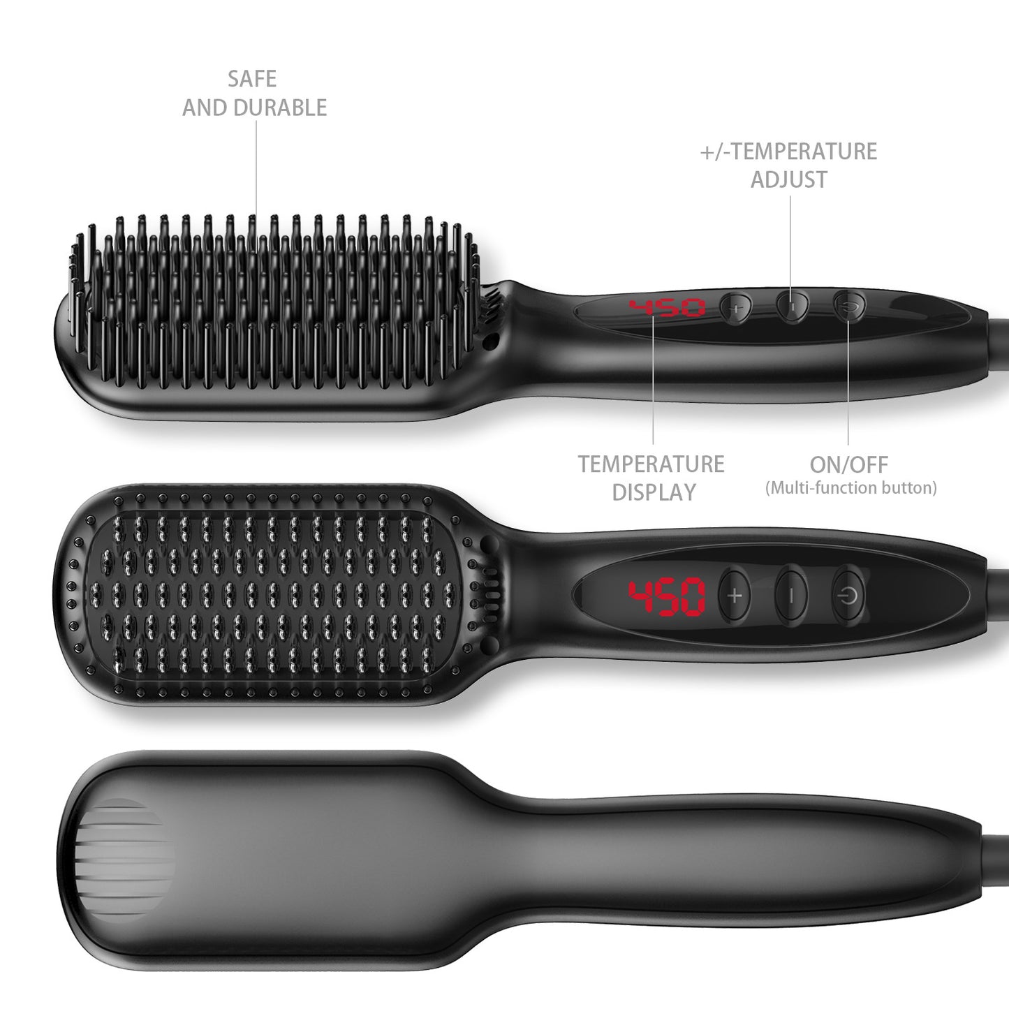 Beard straightener easily straighten and style your facial hair