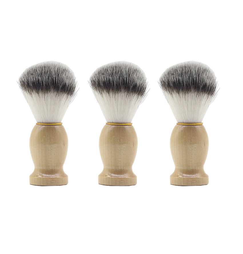 Barbershop Old Fashioned Beard Brush Shaving Soap Foam Brush