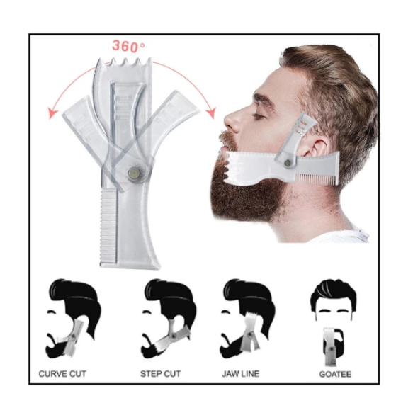 Multifunctional Men Beard Shaping Styling Template Comb