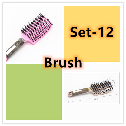 Hairbrush Anti Klit Brushy Haarborstel Women Detangler