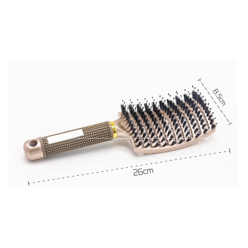 Women Detangler Hair Brush Bristle Nylon Scalp Massage Teaser