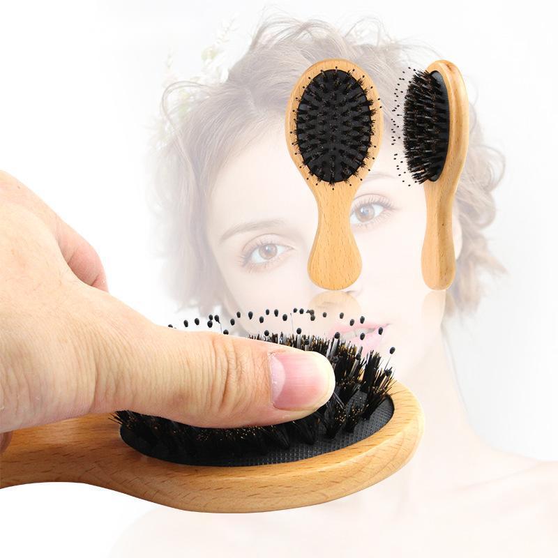 Boar Bristle Cushion Comb