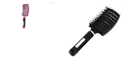 Large Curved Rib Comb Bristle Curved Massage Nine-row Comb