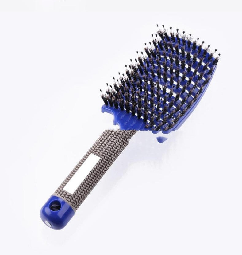 Large Curved Rib Comb Bristle Curved Massage Nine-row Comb