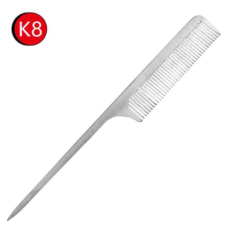 Stainless Steel Hair Salon Professional Hair Cutting Comb