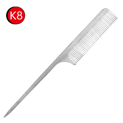 Stainless Steel Hair Salon Professional Hair Cutting Comb