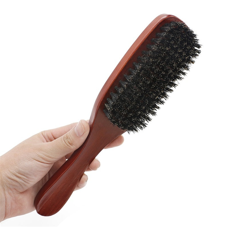 Men's beard brush to clean broken hair bristle brush