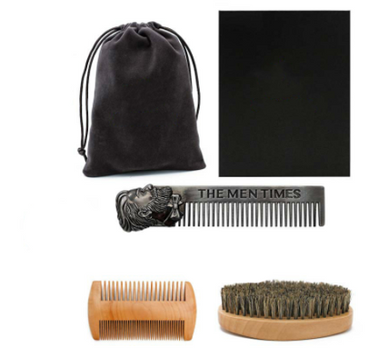 Double-sided Comb Beard Brush Shaving Styling Template Comb