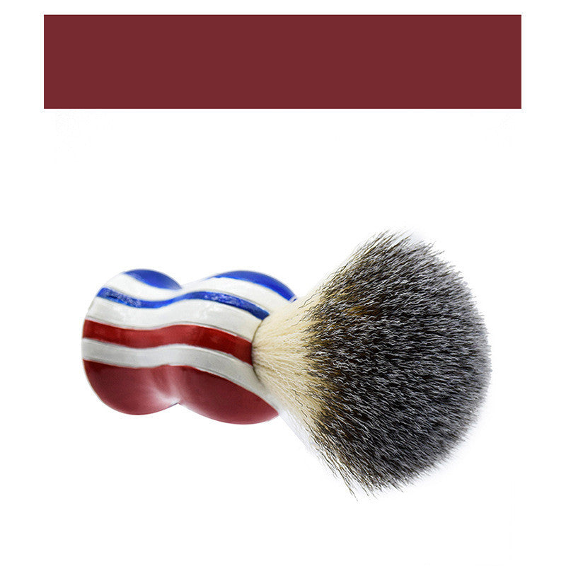 Men's Beauty Shaving Beard Brush Striped Foam Brush