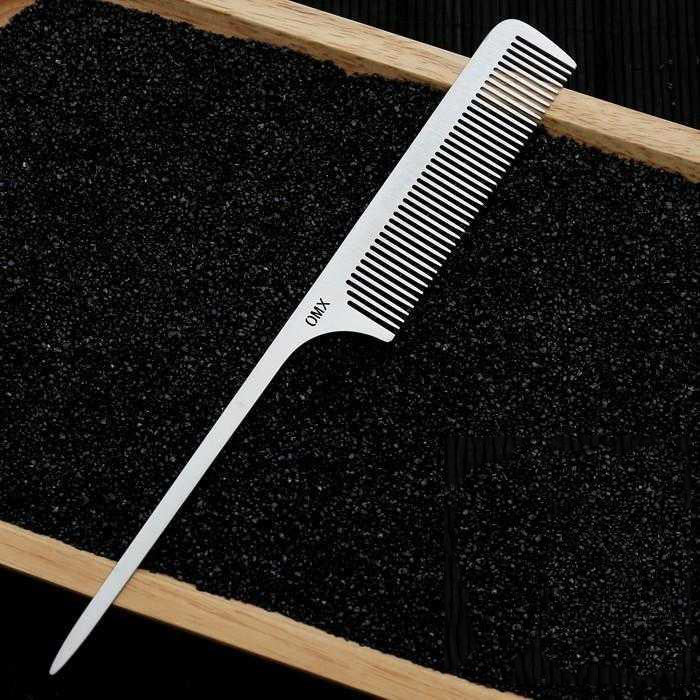 Stainless steel hair cutting comb