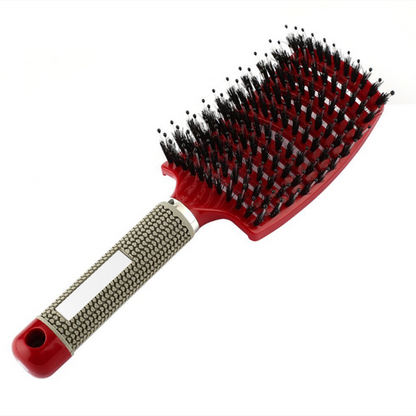 Women Detangler Hair Brush Bristle Nylon Scalp Massage Teaser