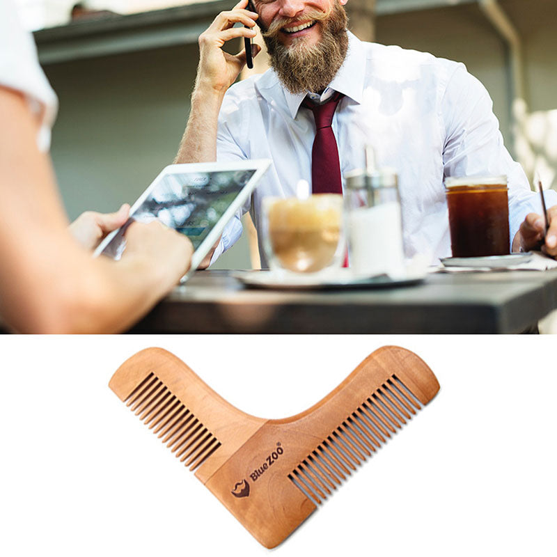 Limu beard shape comb