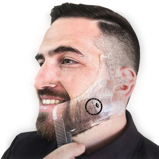 Transparent Appearance Double-sided Beard Styling Comb