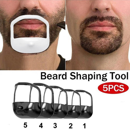 Beard Modeling Template 5-piece Beard Guide