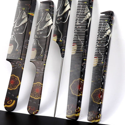 Japanese Style Graffiti Hairdressing Flat Comb