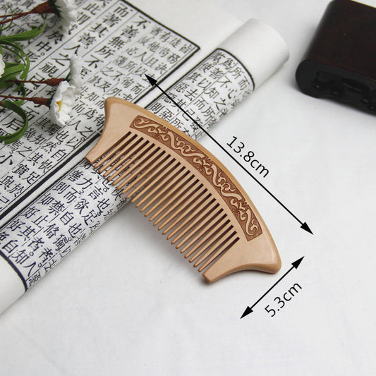 Natural mahogany comb