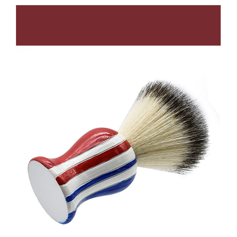 Men's Beauty Shaving Beard Brush Striped Foam Brush