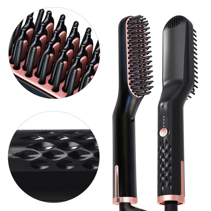 Men's multi-function straight hair comb