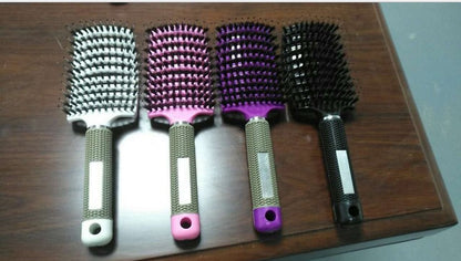 Large Curved Rib Comb Bristle Curved Massage Nine-row Comb