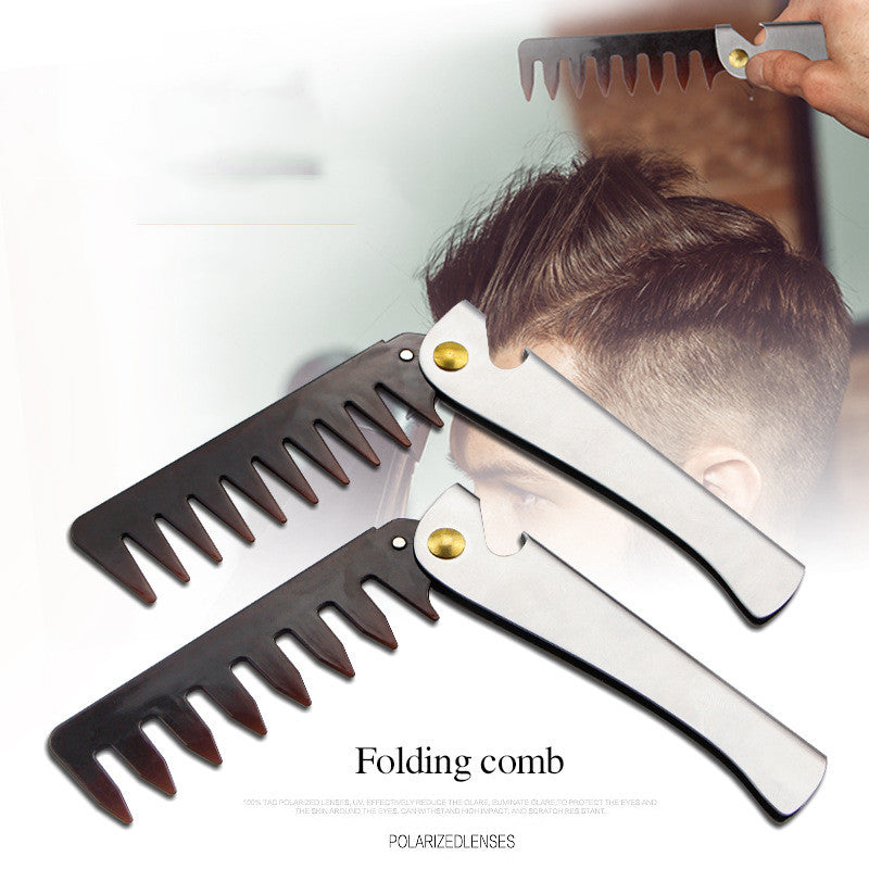 Stainless steel handle folding comb – Tactical Comb