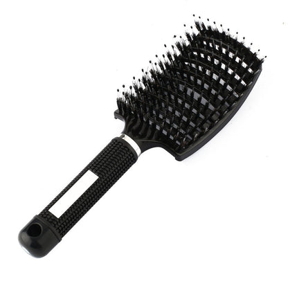 Large Curved Rib Comb Bristle Curved Massage Nine-row Comb