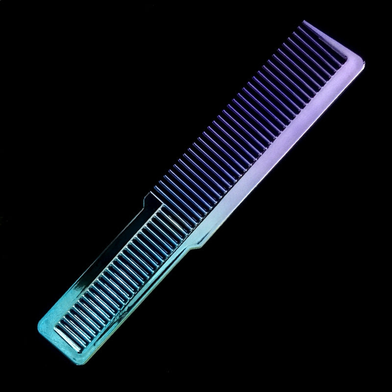 Electroplating Rainbow Hair Comb Styling