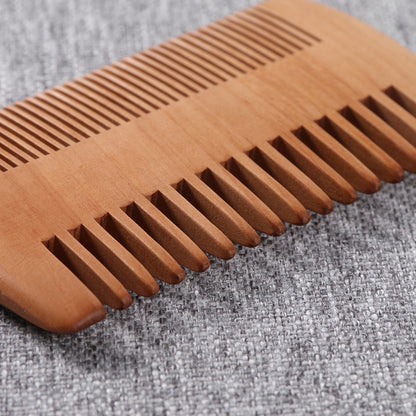 Double-sided Mahogany Comb-foot Grate Beard Comb