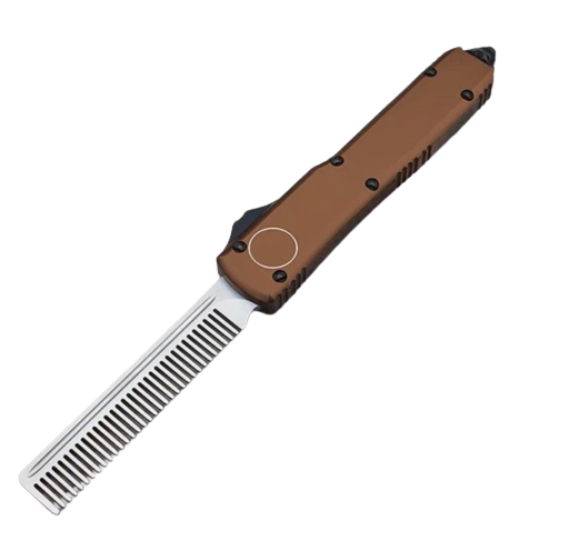 Tactical Comb Straight Jump Comb Accessories Automatic Spring Comb