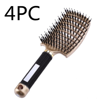 Women Detangler Hair Brush Bristle Nylon Scalp Massage Teaser