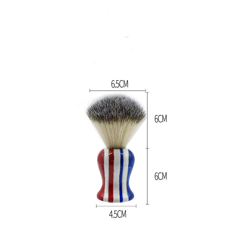 Men's Beauty Shaving Beard Brush Striped Foam Brush