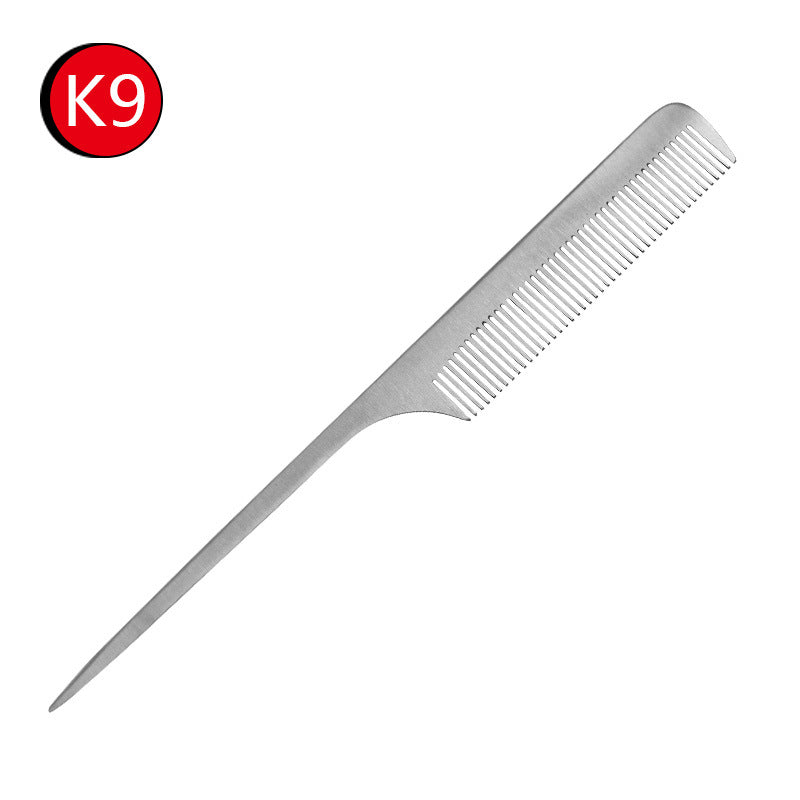 Stainless Steel Hair Salon Professional Hair Cutting Comb