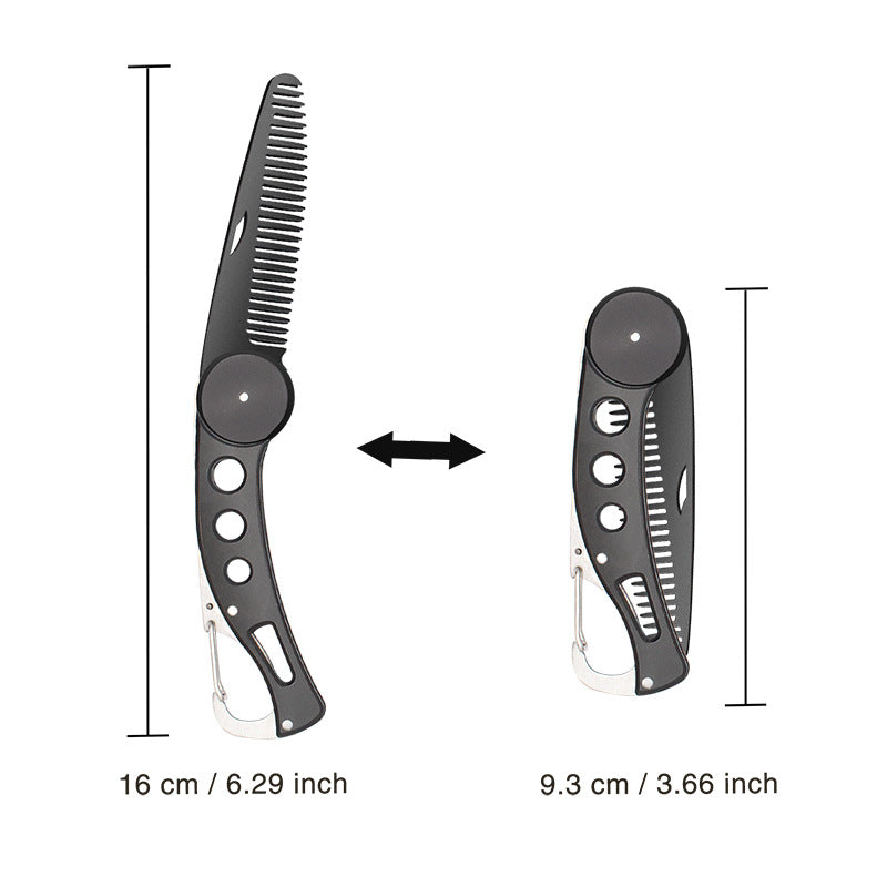 Styling Template Portable Folding Comb