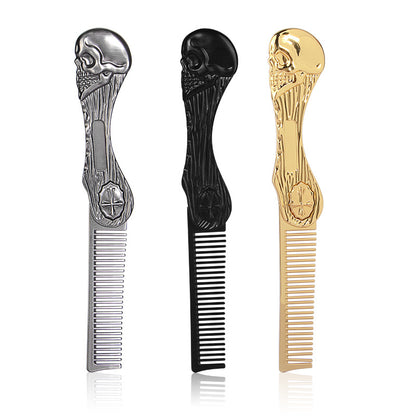 Zinc alloy folding comb hair styling oil