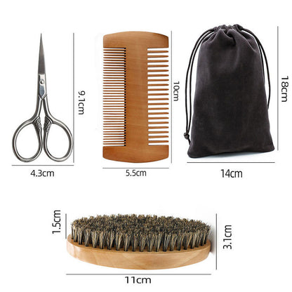 Grate Comb Pig Bristles Oval Brush Styling Comb